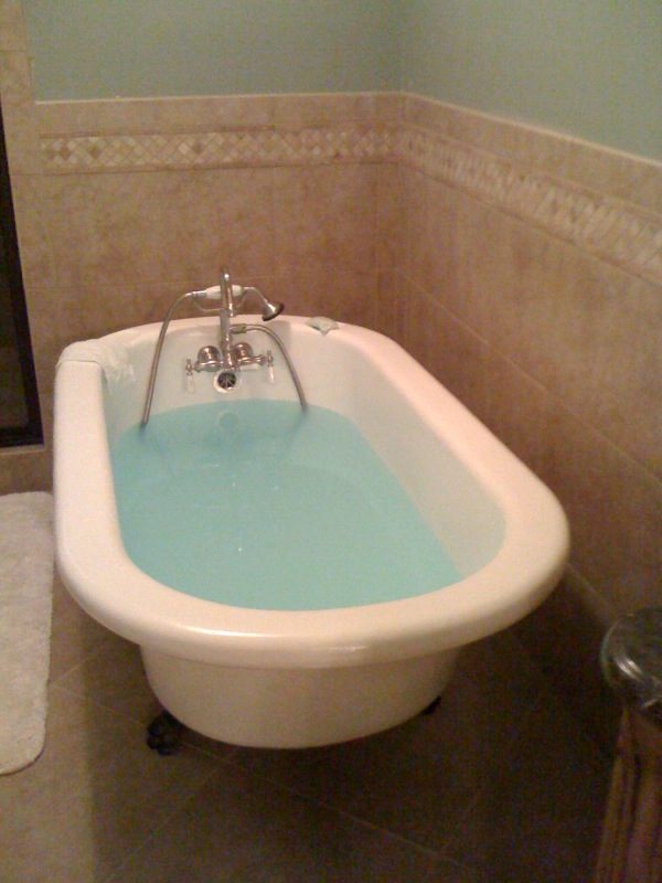 After Claw Foot tub
